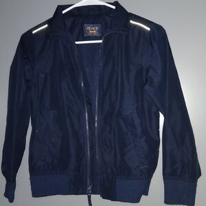 Place Midnight Blue Jacket with Reflective Stripes